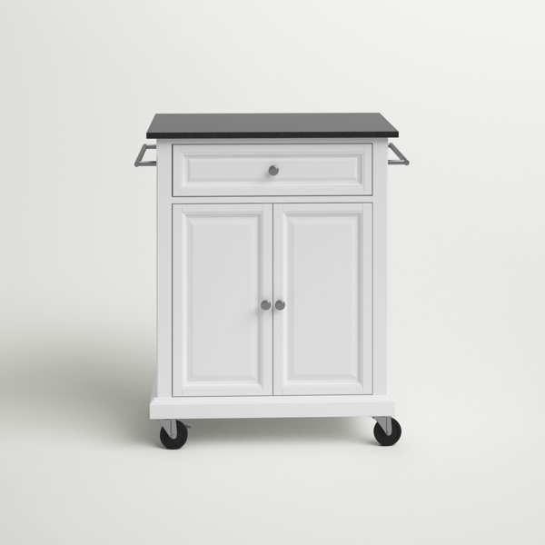 Three Posts™ Hedon Granite Kitchen Cart & Reviews Wayfair